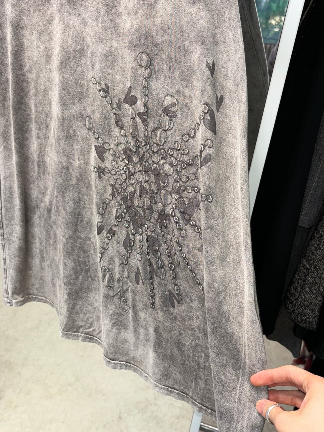 센소유니코 nero 엠브로이더리 티셔츠 상품이미지4