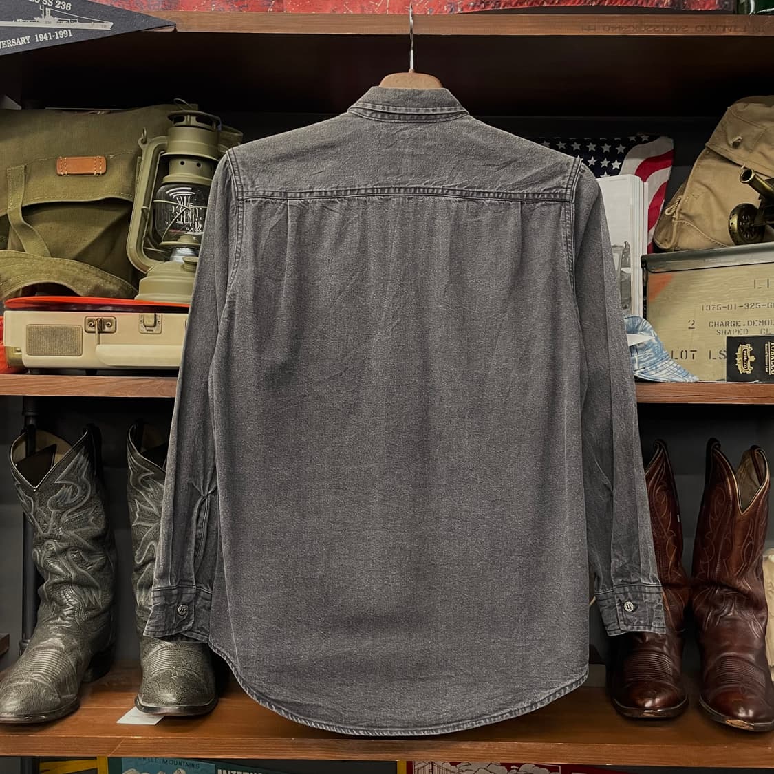 00s 리바이스 흑청 포켓 데님 셔츠 상품이미지2