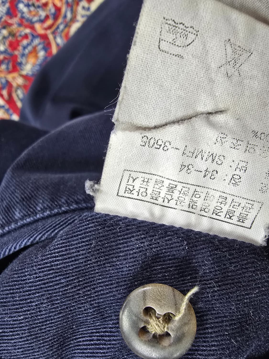 폴로랄프로렌 네이비 플리츠 면바지 (1936) 상품이미지6