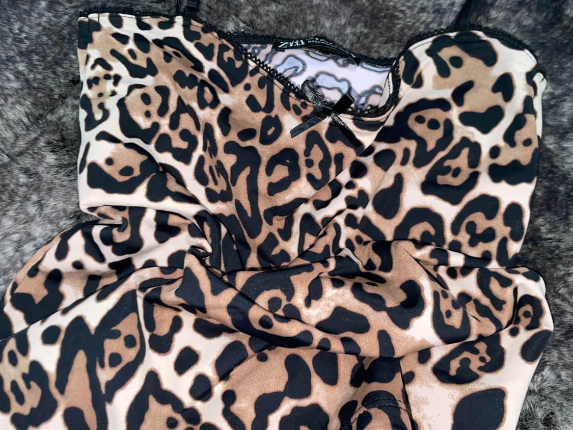 Zara reopard sleeveless  상품이미지2