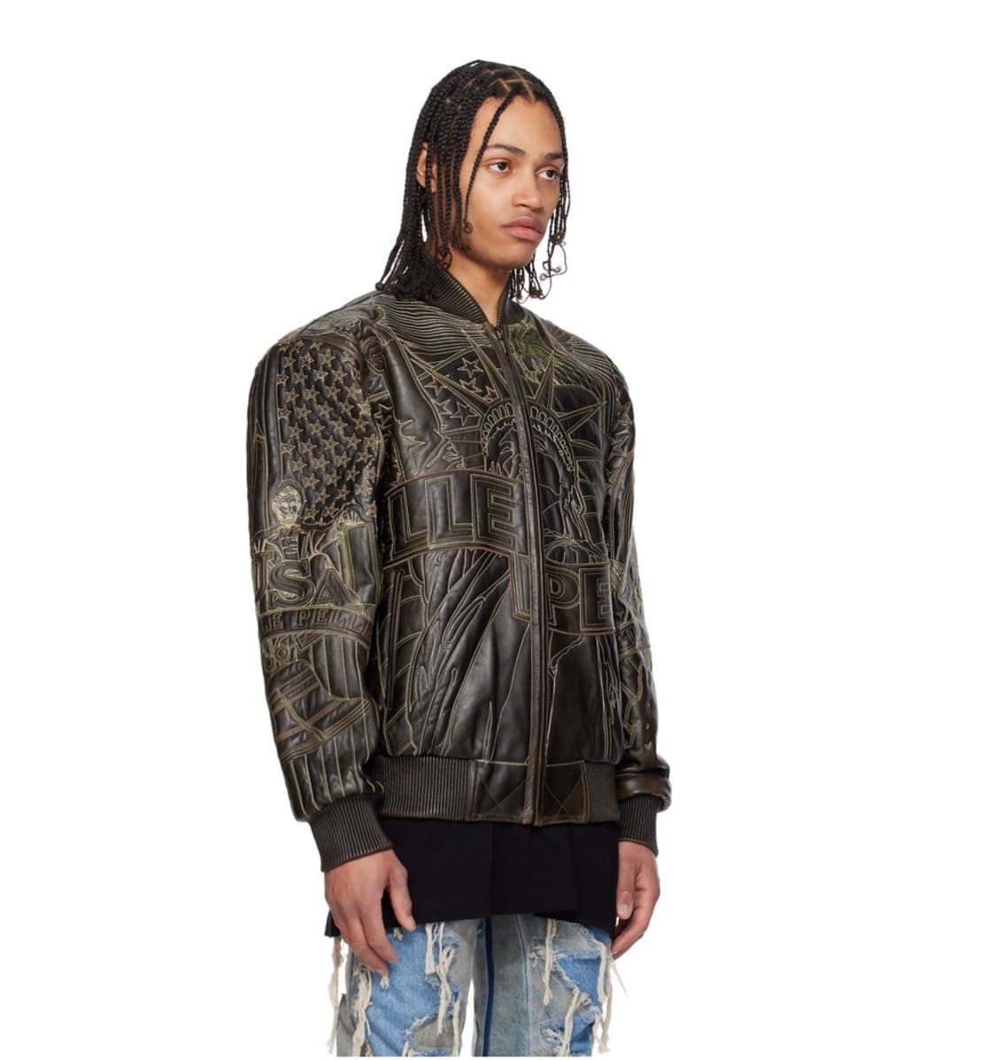 Pelle Pelle x Who Decides War 2026 레더 자켓 상품이미지2
