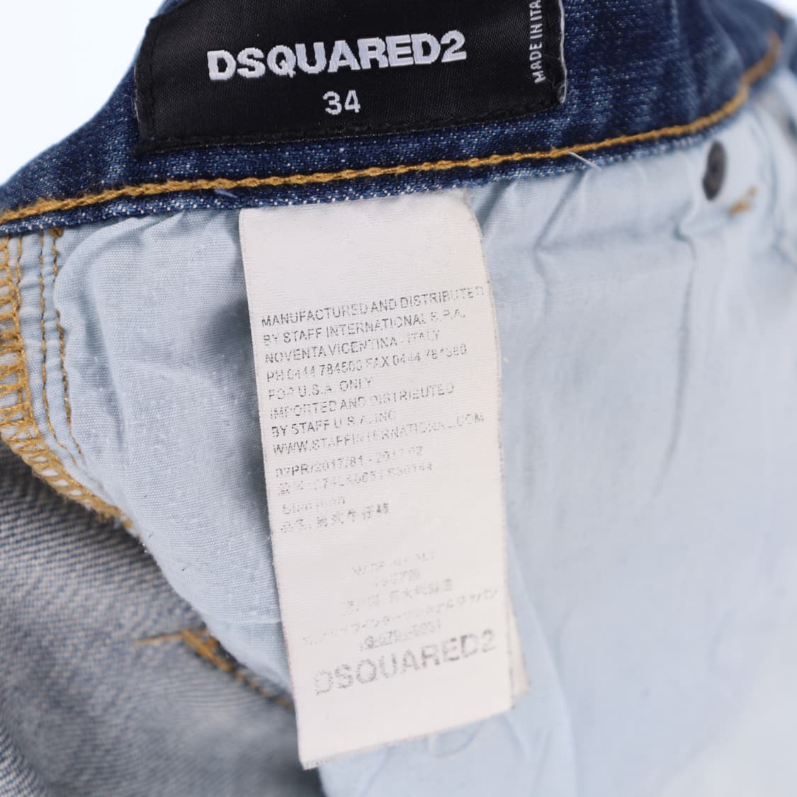 34 디스퀘어드2 데미지 데님 팬츠 N7524 상품이미지5