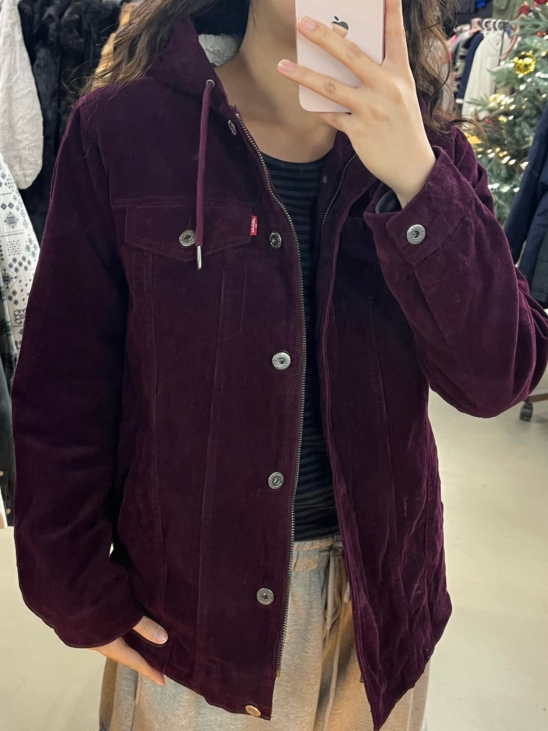 리바이스 코듀로이 후드 자켓 상품이미지1