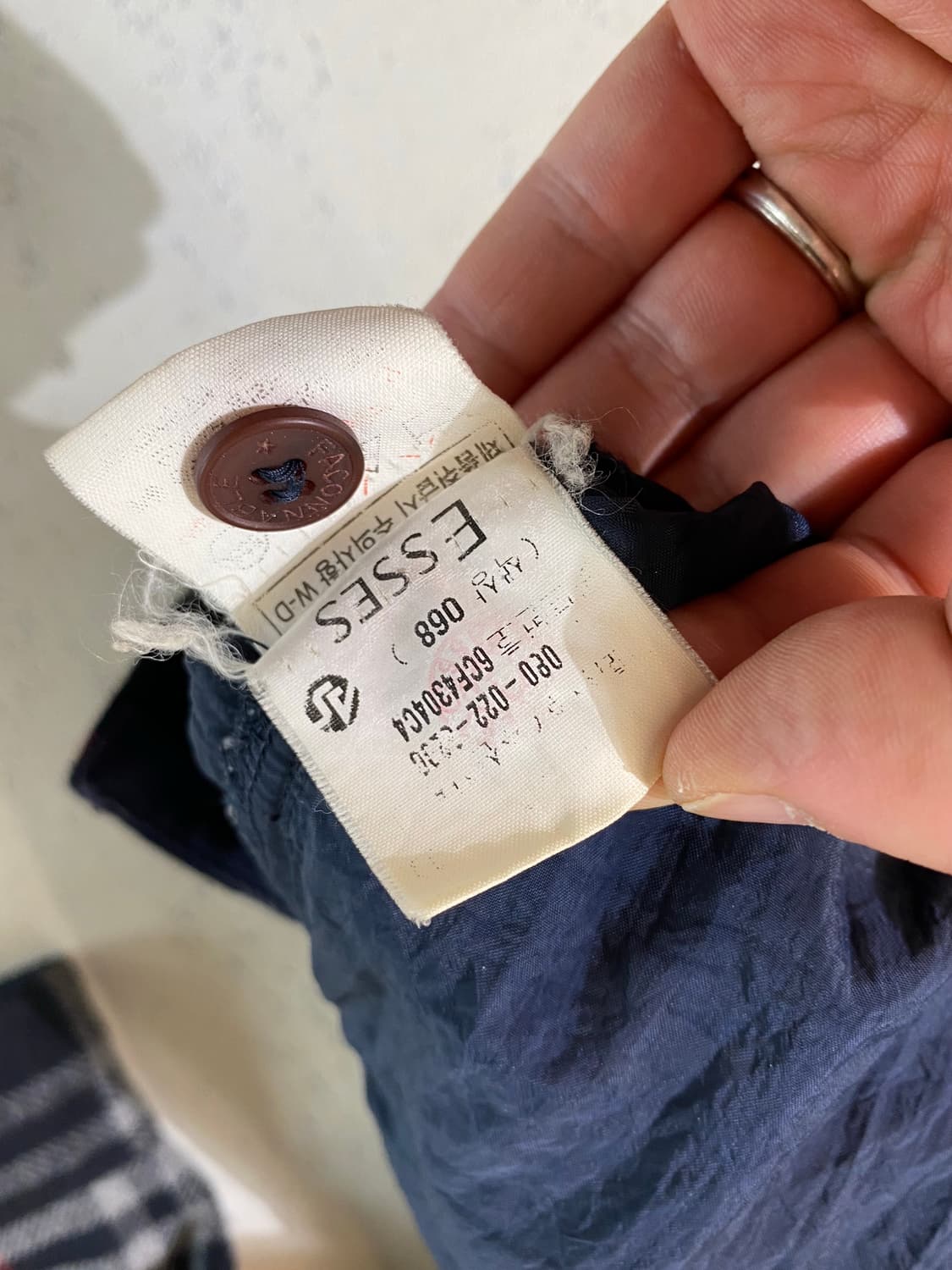 [105] 90s Faconnable 파소나블 아카이브 체크 집업 자켓 상품이미지9