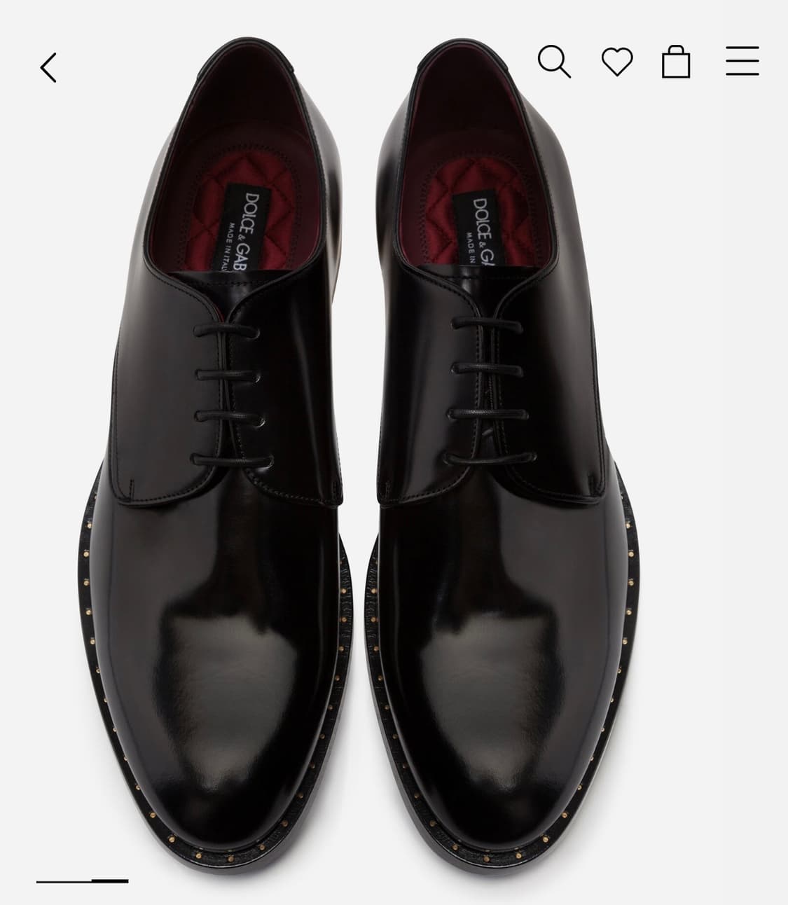 dolce gabbana studded calfskin derby-42 상품이미지4