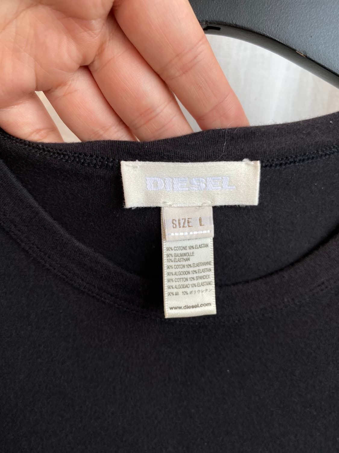 DIESEL 미니포켓 반팔티셔츠(M) 상품이미지6