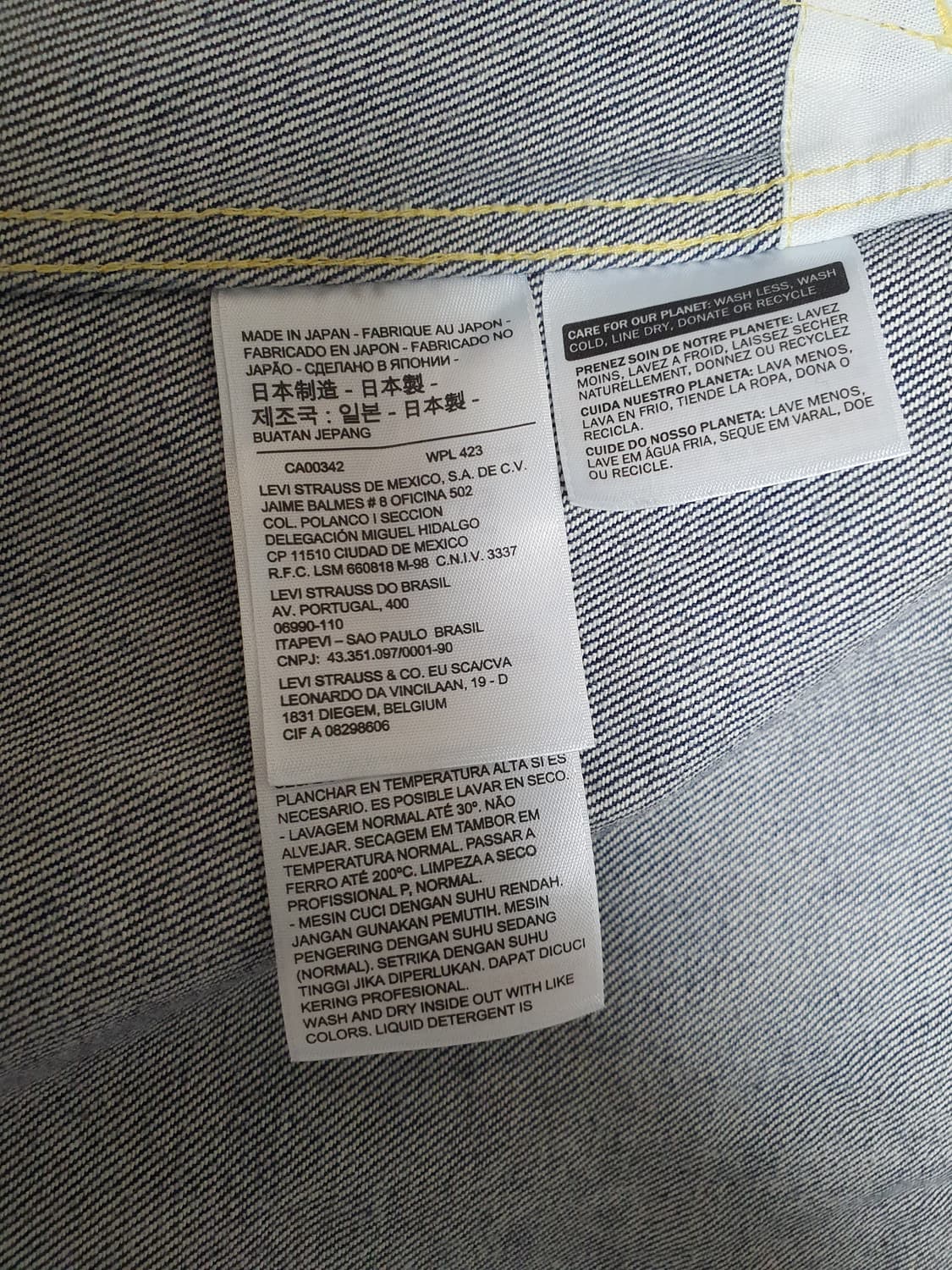 Levi's 리바이스 LMC Sack Coat 데님 커버올 초어 자켓 M 상품이미지9