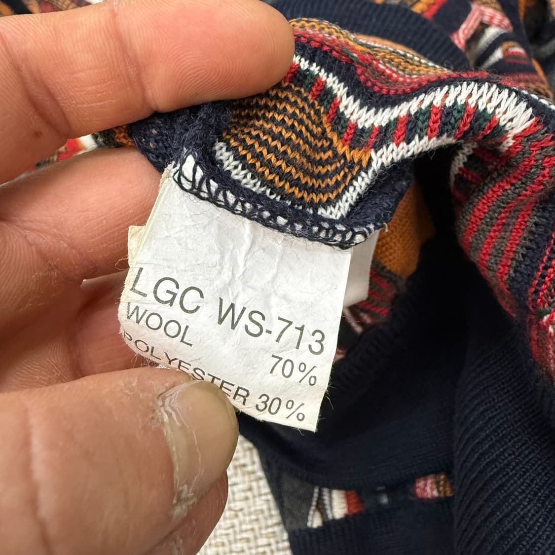 빈티지 케이블 니트 r1976 상품이미지7