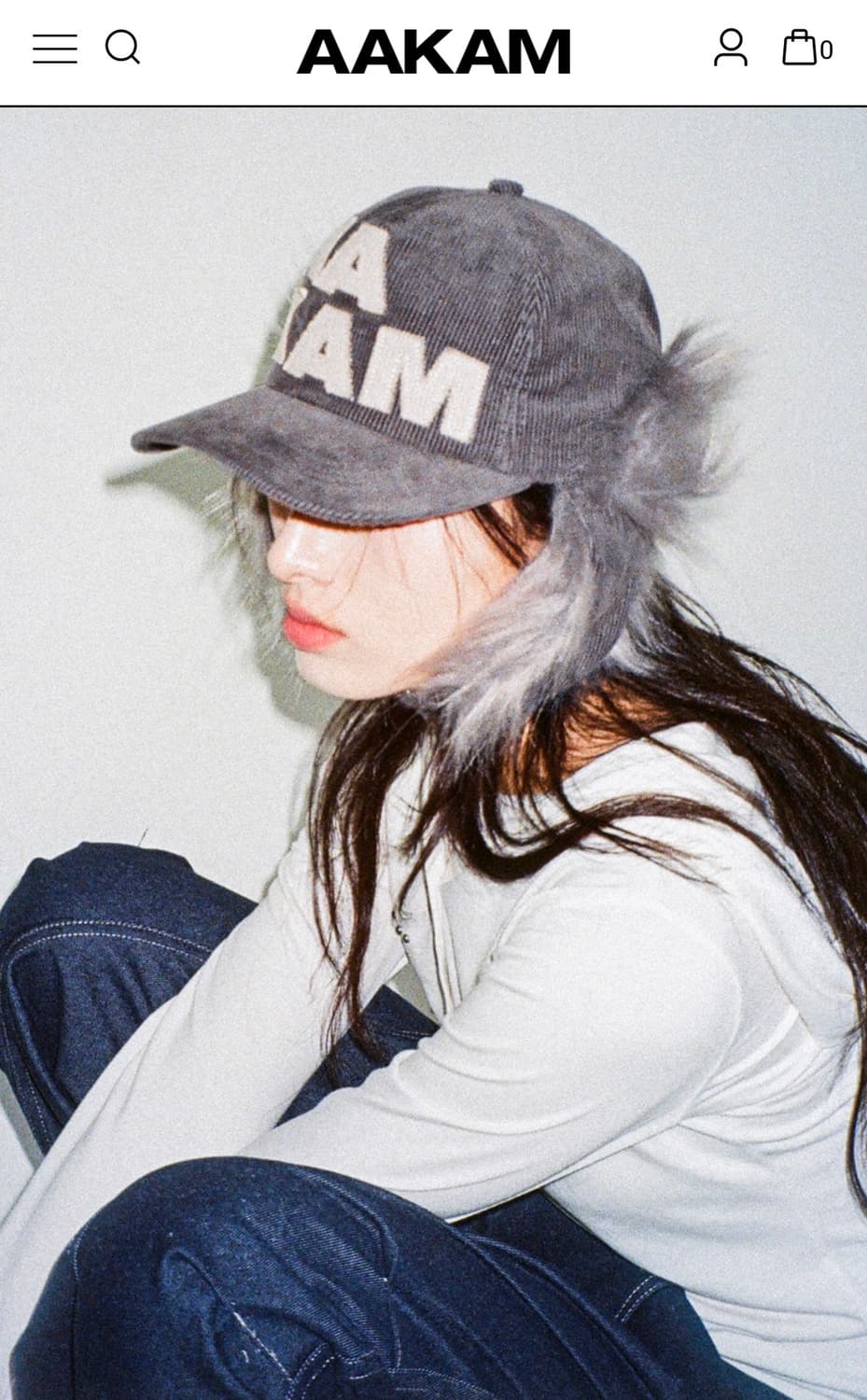Corduroy Trapper Cap (Gray) 상품이미지4