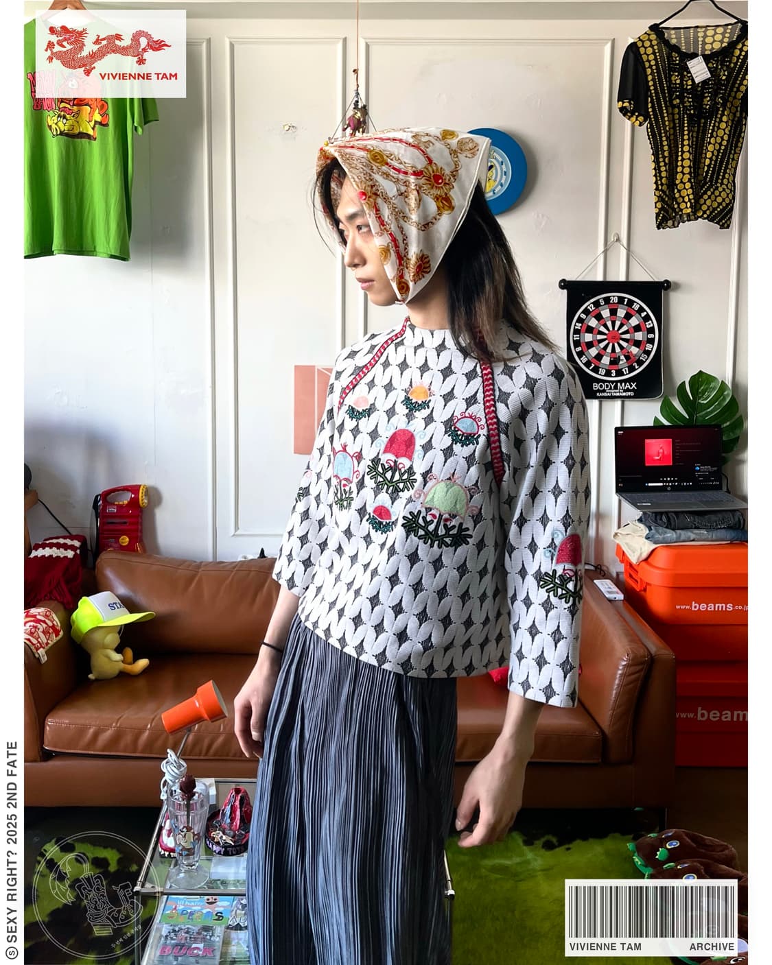 VIVIENNE TAM Oriental Embroidery Top 상품이미지1