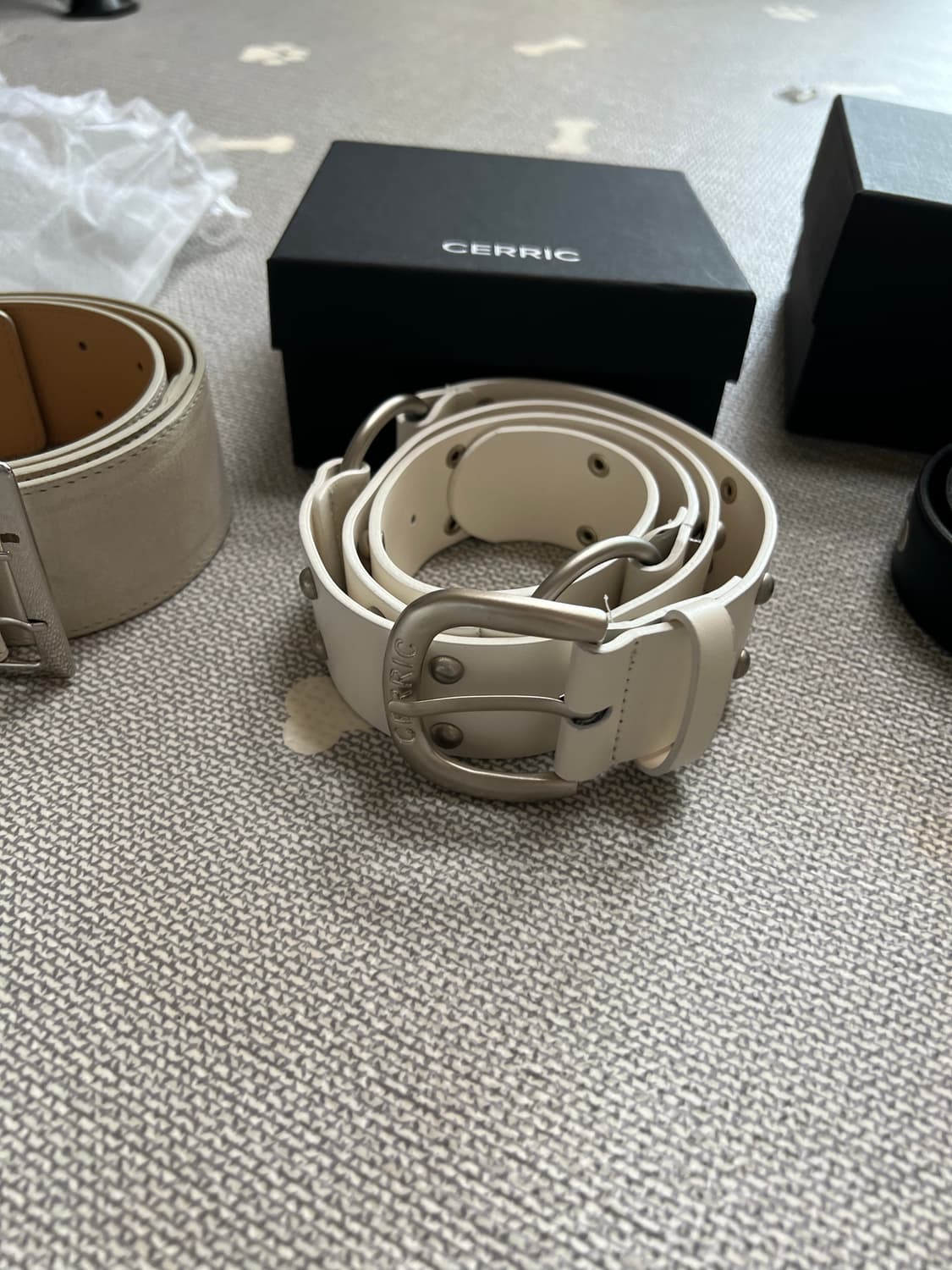 세릭 벨트 TWO RING RIVET BELT 상품이미지5