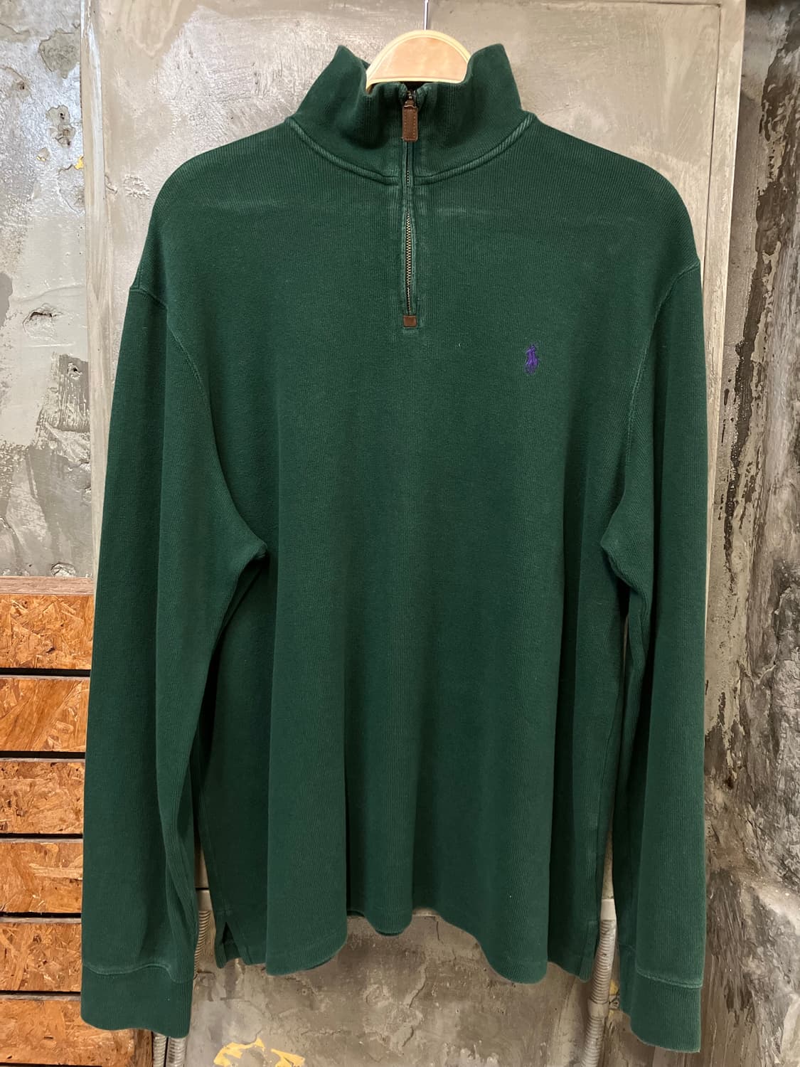 폴로 아노락 니트 그린 XL #csz699 상품이미지1