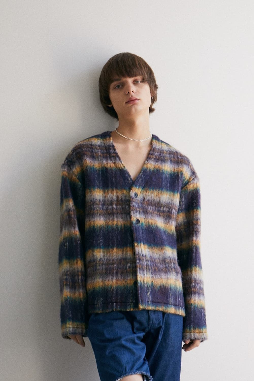 크러쉬어게인 모헤어 가디건 상품이미지1