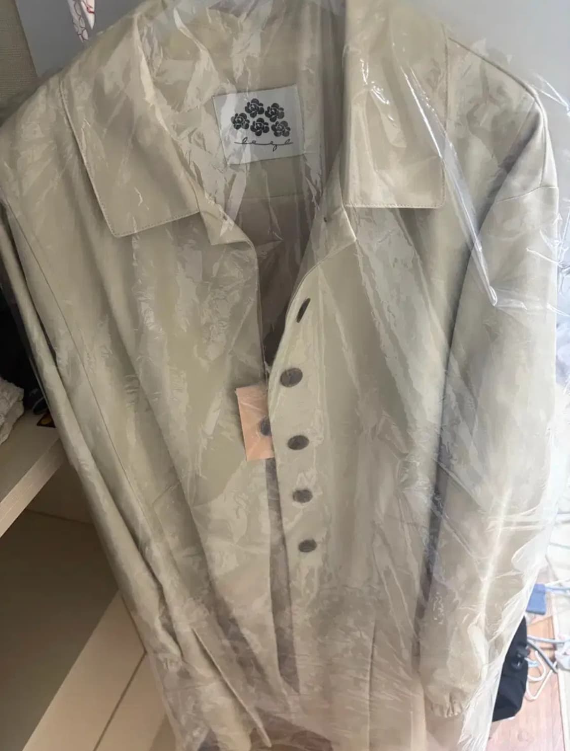 sinoon 시눈 tailored pleated jacket (beige 상품이미지1