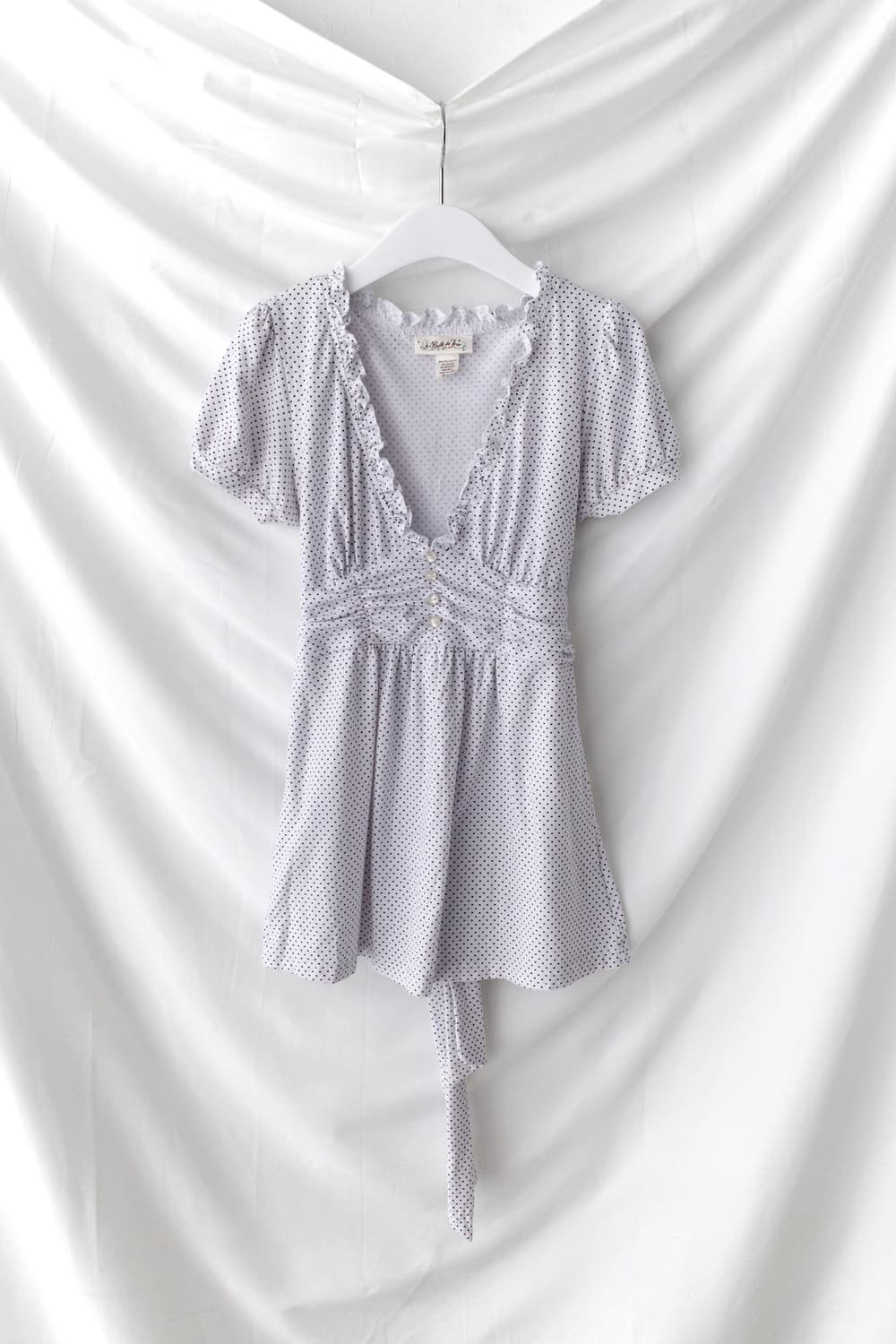 dot ribbon half T 상품이미지1