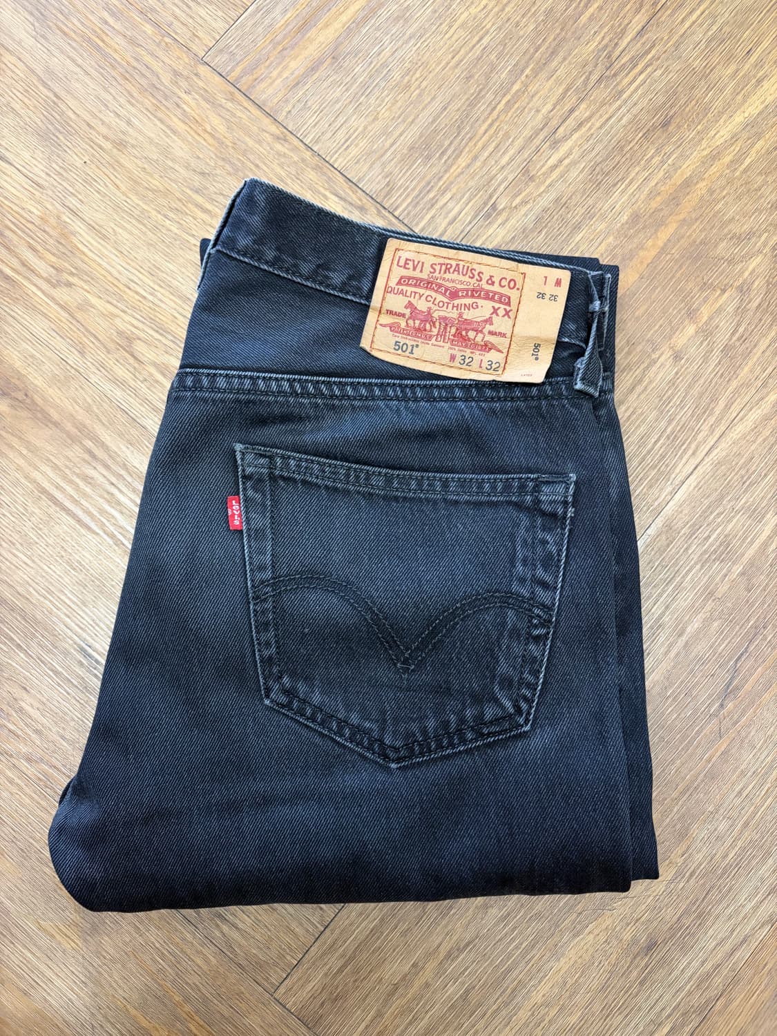 N245. 리바이스501 블랙진 데님팬츠 청바지 상품이미지1