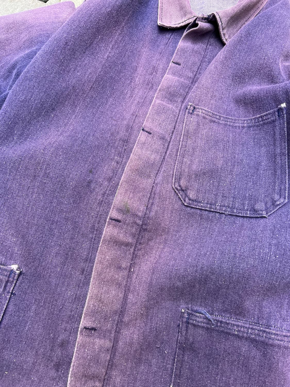 HARD FADED VINTAGE WASHING 빈티지프렌치워크자켓   상품이미지7