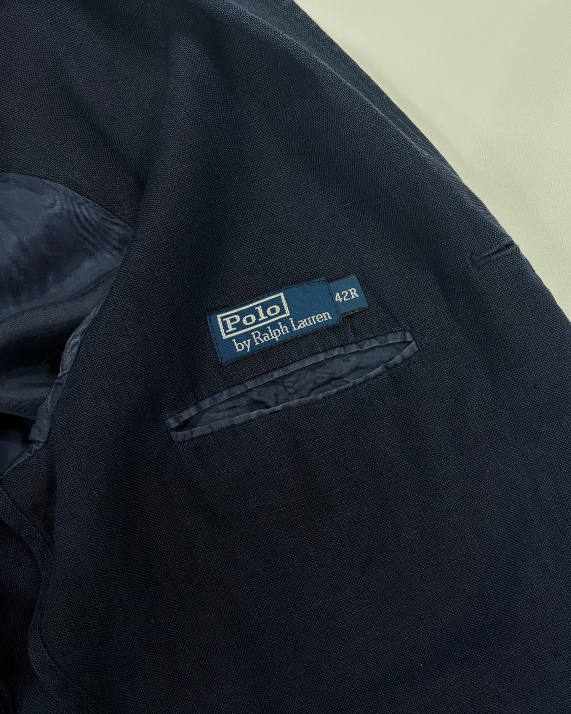 [L]폴로 랄프로렌 린넨 블레이저 자켓 navy 상품이미지8
