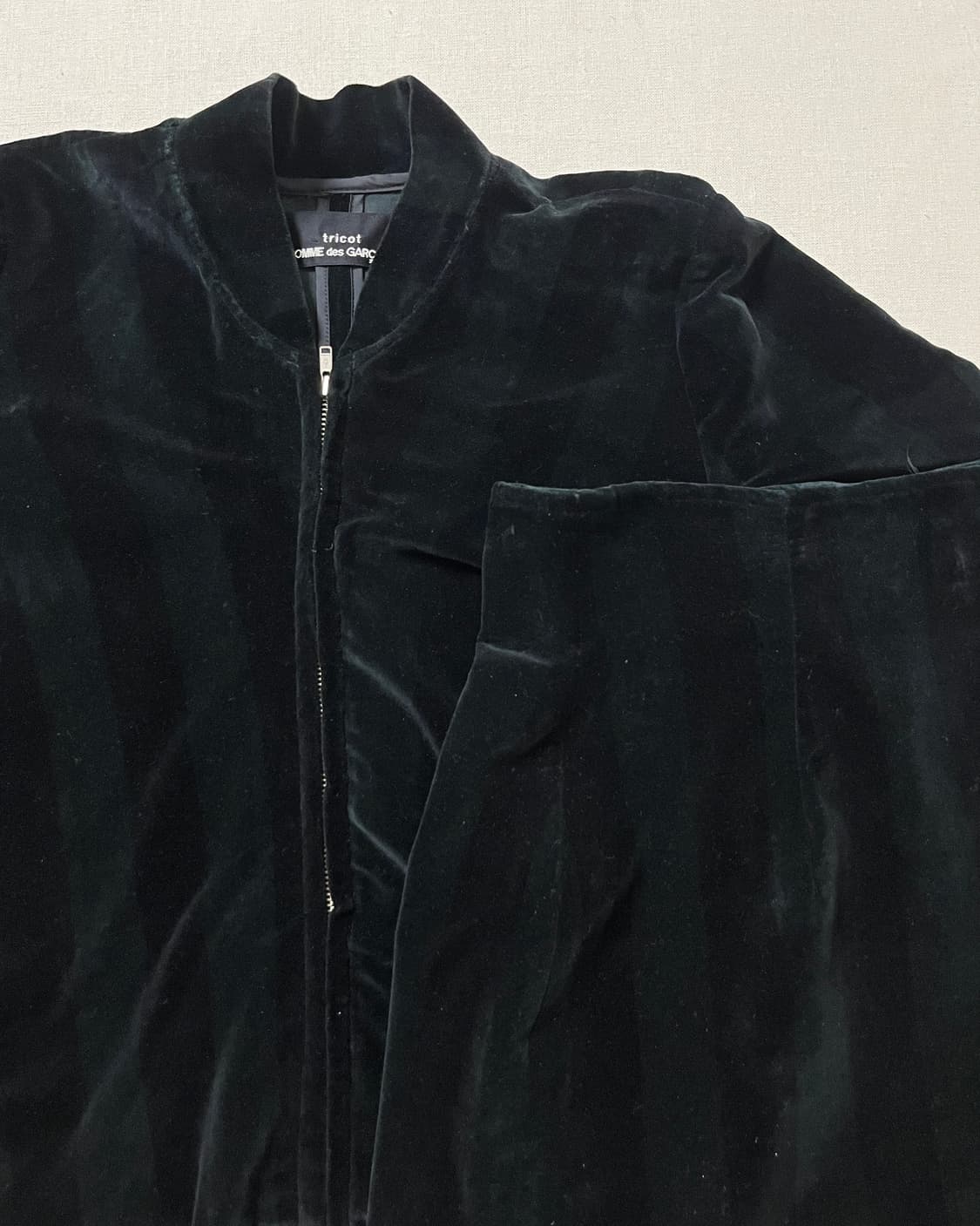 90s 꼼데가르송 벨벳 스트라이프 셋업 comme des garcons 상품이미지1