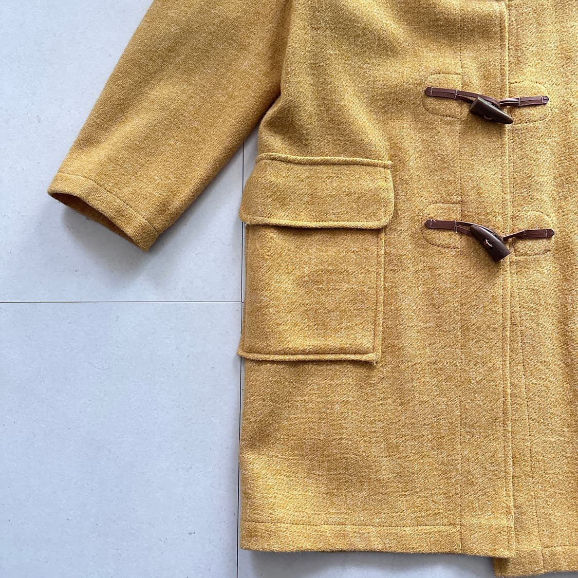 글로버올 오리지널 더플코트 옐로우 영국생산 상품이미지3