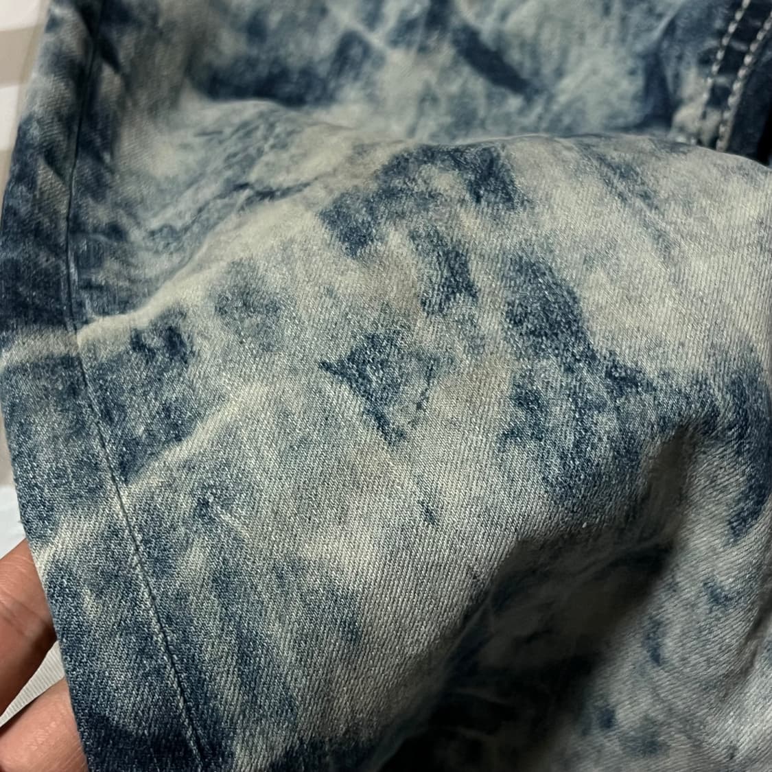 에비수 워싱 데님팬츠 28 빈티지 데미지 워싱 청바지 상품이미지7