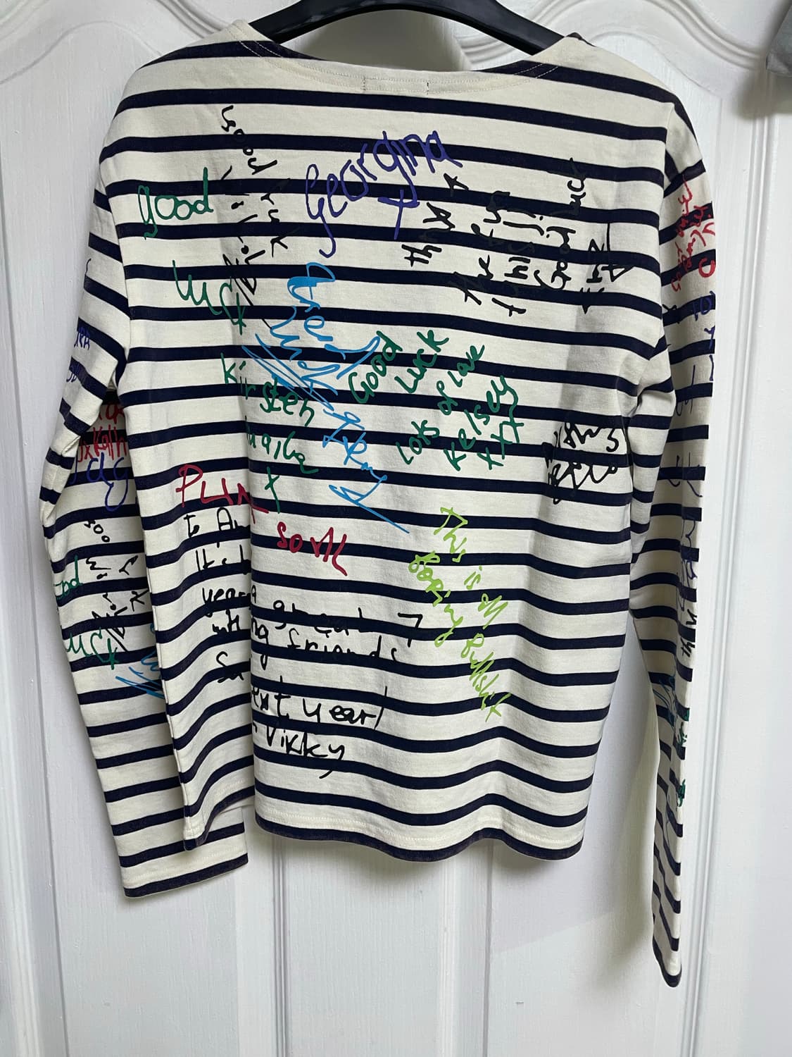 [S] R13 그래피티 스트라이프 롱슬리브 상품이미지2