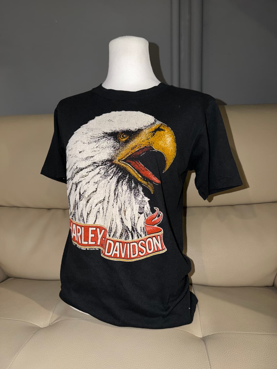 motorcycle eagle printing t-shirt  상품이미지1
