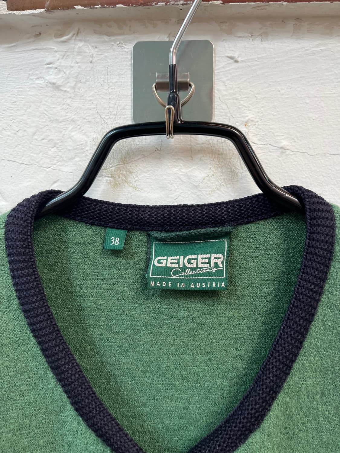 Geiger 빈티지 그린 보일드 울 자켓 38 상품이미지2