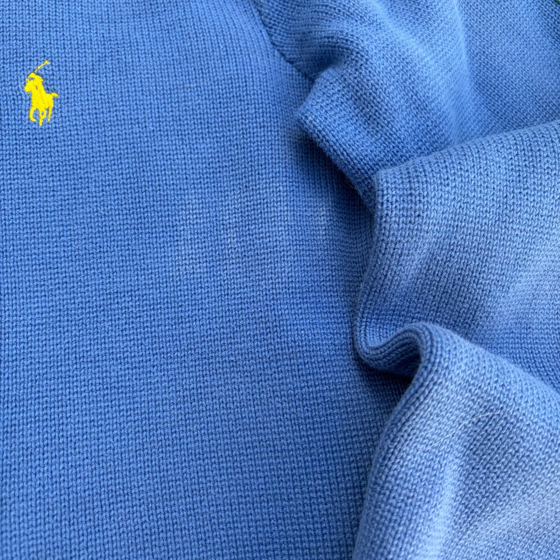M)폴로 랄프로렌 코튼 니트 투웨이 집업 져지 상품이미지7
