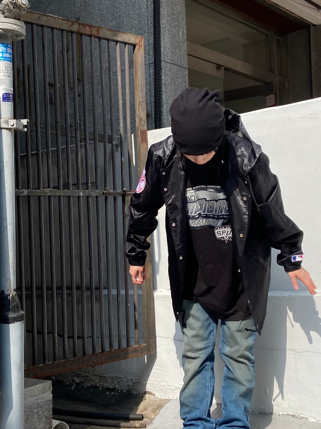 마제스틱 뉴욕 양키스 스냅버튼 자켓 상품이미지2