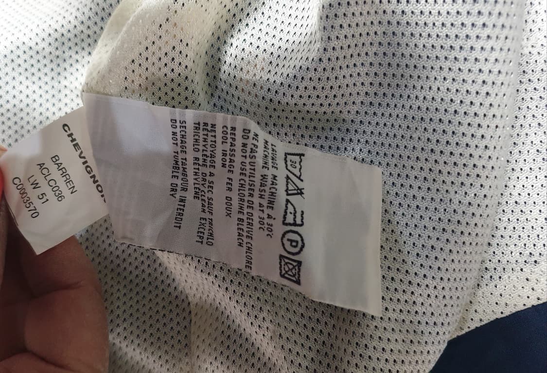 쉐비뇽 바이크 빈티지  나일론 블루종 점퍼L 상품이미지7