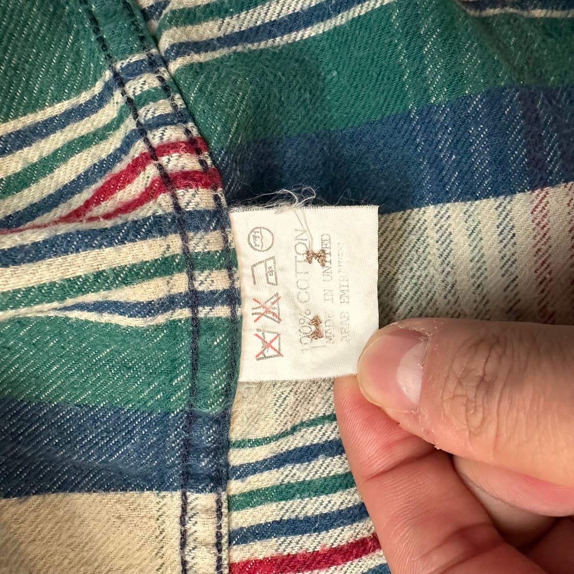 미츠미네 이탈리아 메이드 플란넬 셔츠 상품이미지5