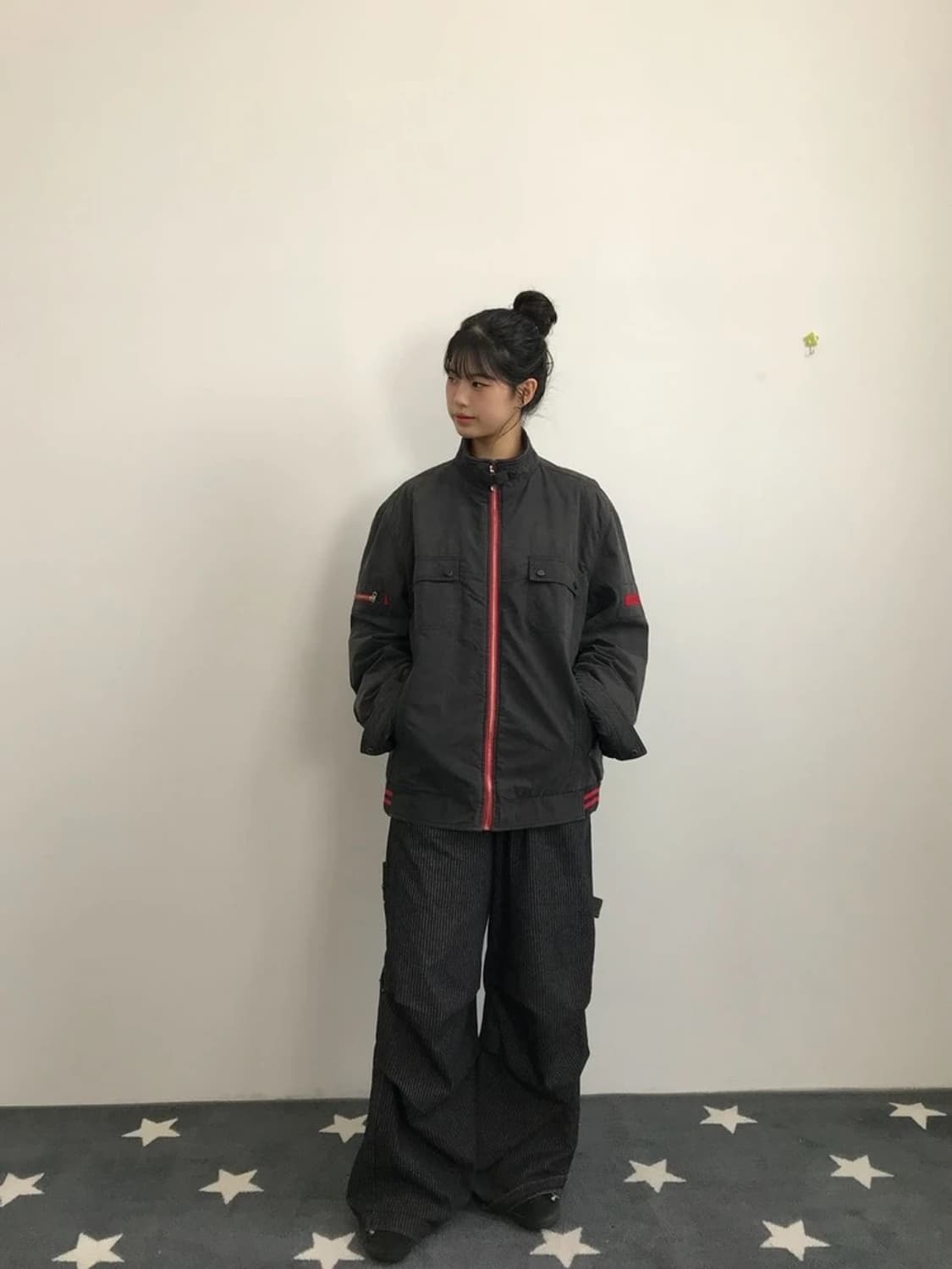 00's Giorgio Armani Black Zip Jacket 상품이미지2