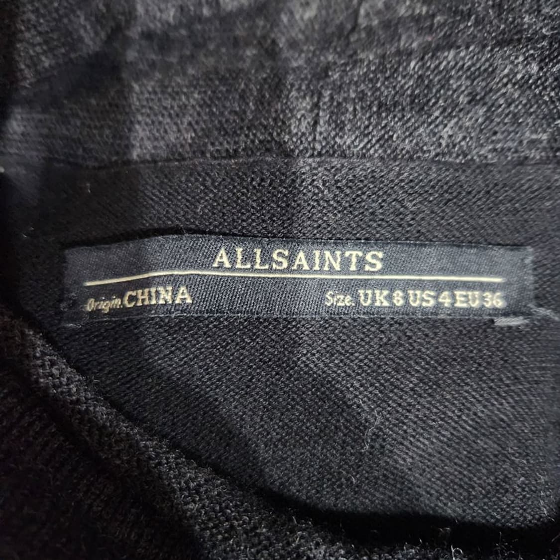 [여36]올세인츠 차콜 울 오픈 니트[Y61-024] 상품이미지6