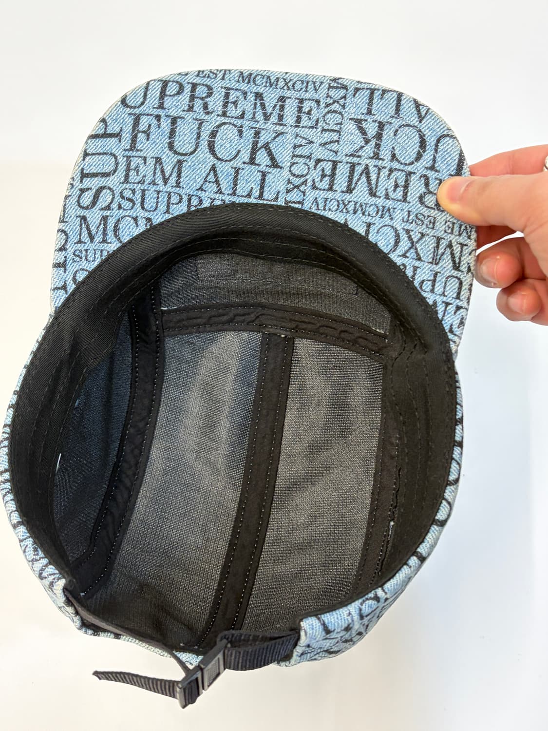 슈프림 데님 캠프캡 상품이미지3