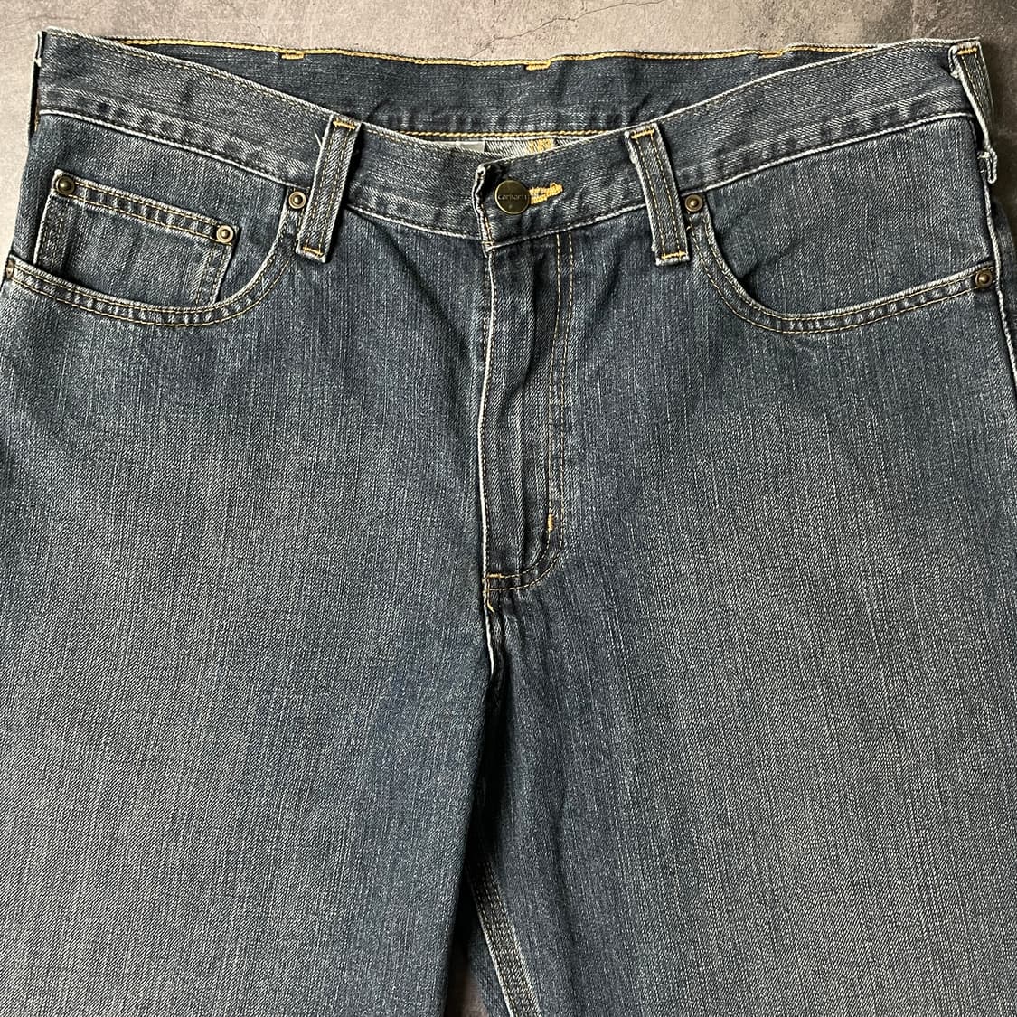 CARHARTT 칼하트 빈티지 릴렉스드핏 워크 데님팬츠 A00975 상품이미지2