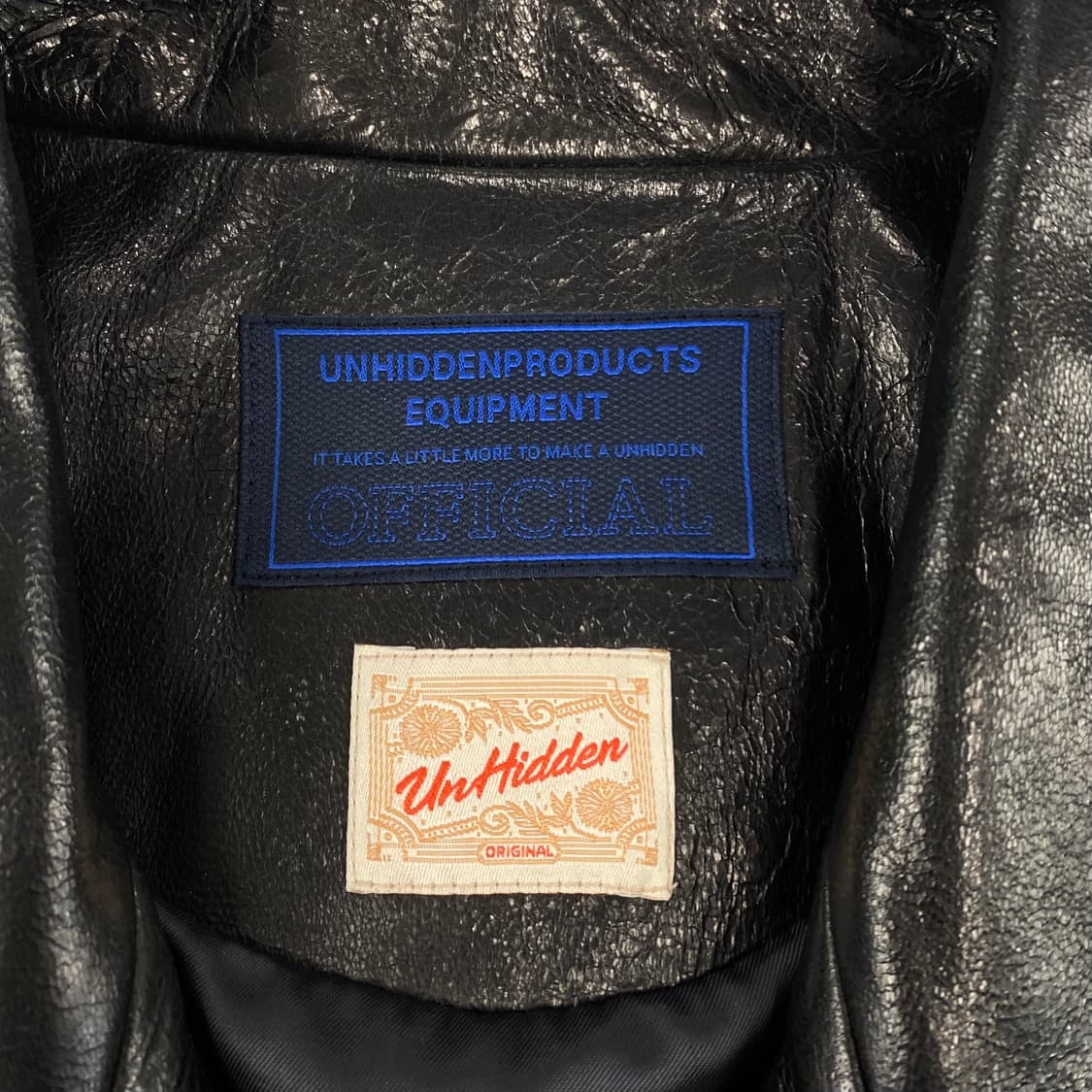 언히든 이태리 램스킨 3세대 복각 레더 트러커 자켓 (100) 상품이미지9