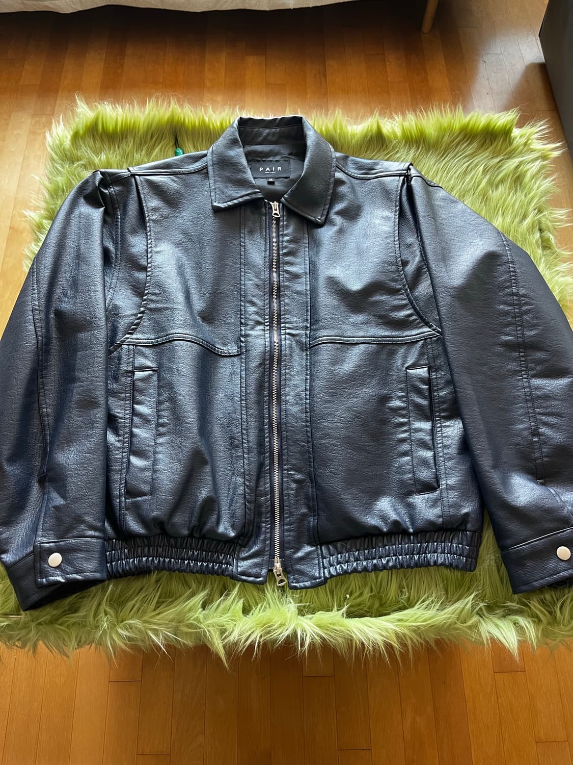 Edenmade Vegan Leather Overfit Blouson 상품이미지1