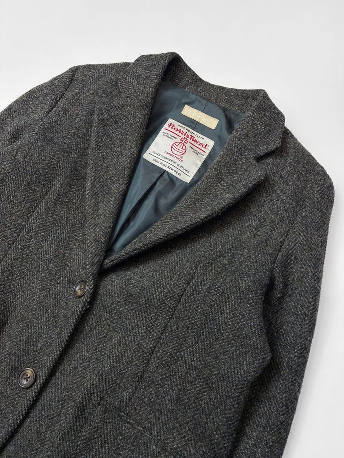 빈폴레이디 x 해리스트위드 21FW 헤링본 울 싱글 블레이저 PN5390 상품이미지2