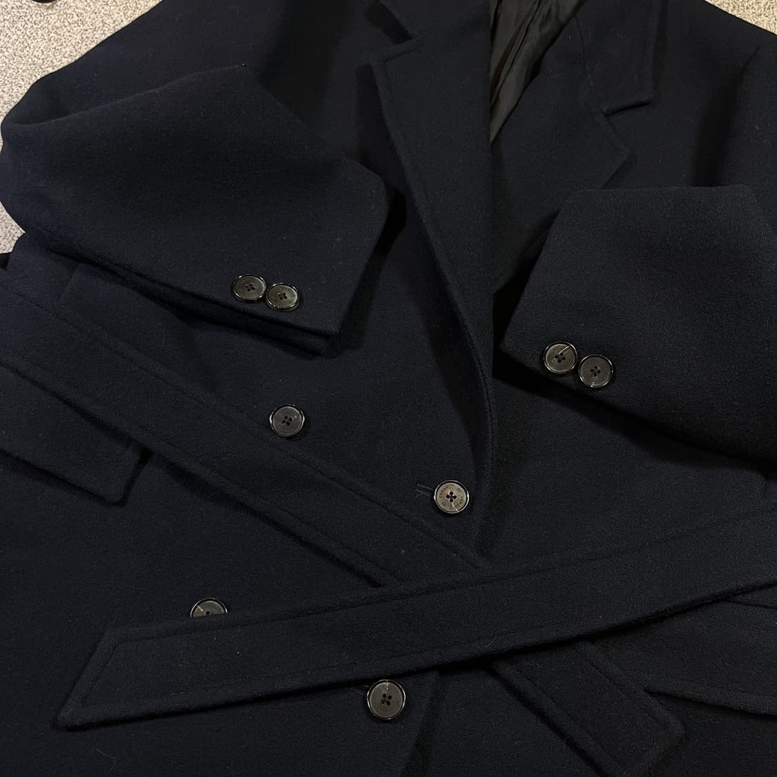 얼바닉 30 더블 브레스티드 롱 코트 상품이미지2