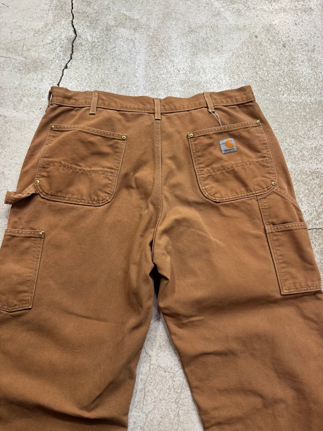 칼하트 B01 BRN 더블니 워크팬츠 usa 상품이미지5