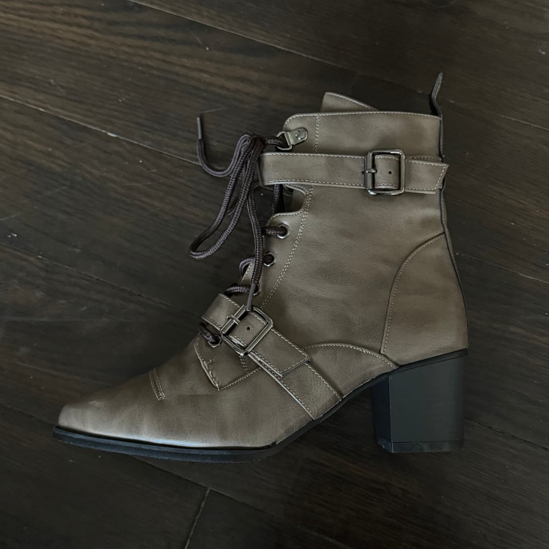 Brown Heel boots 상품이미지2