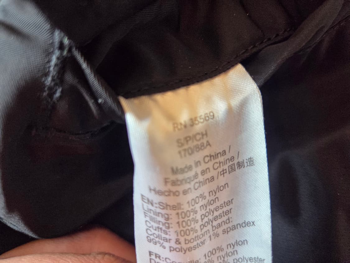 알파인더스트리 ma-1 블랙 상품이미지2