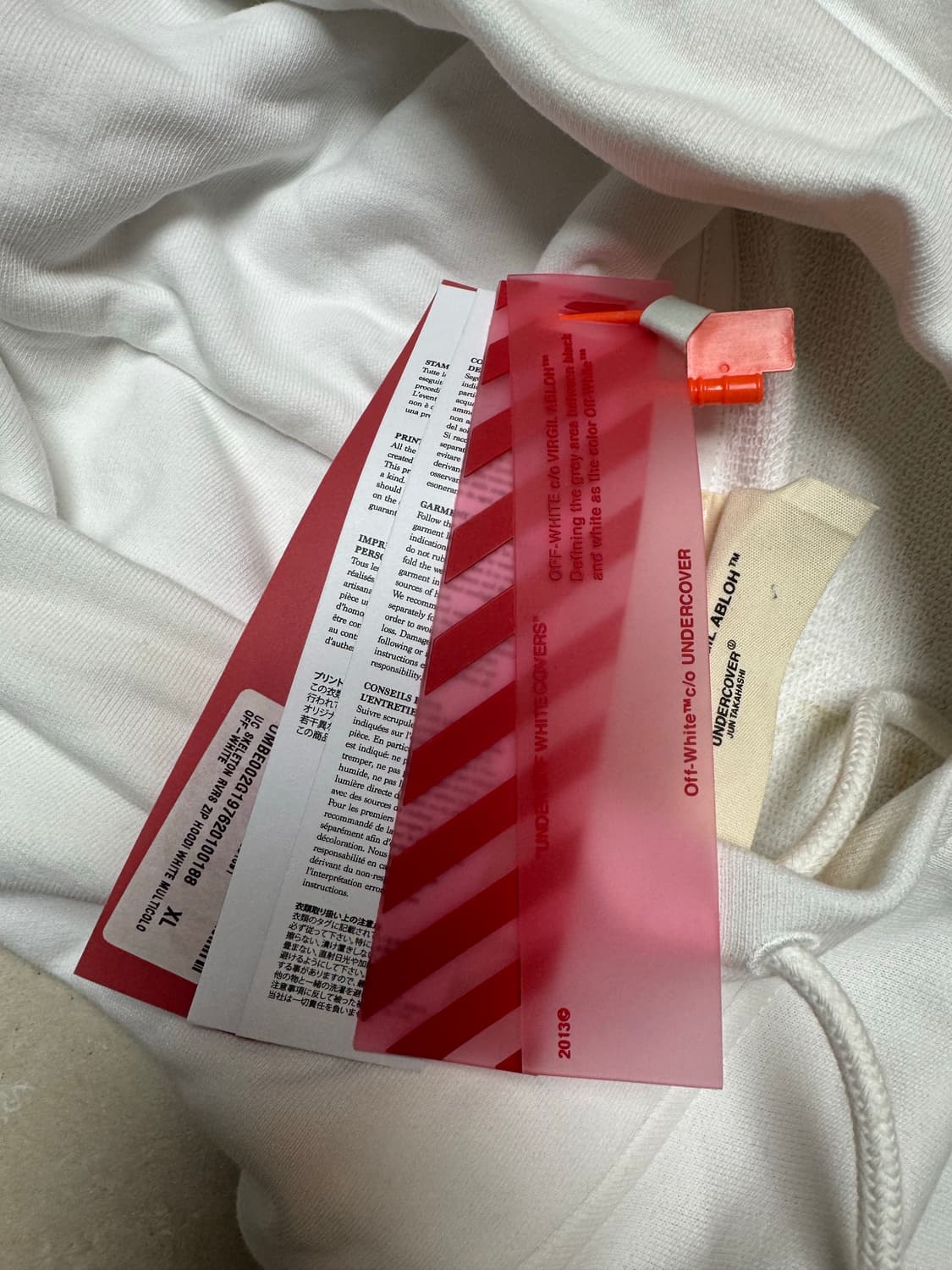 오프화이트 X 언더커버 후드 집업 상품이미지4