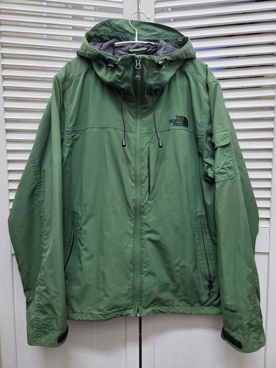 노스페이스 화이트라벨 딥그린 하이벤트 바람막이 자켓 상품이미지2