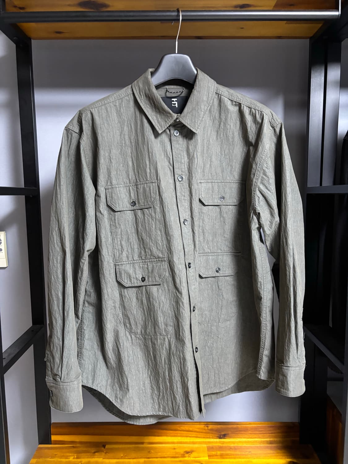 Huton 23fw WIDE TYPEWRITER SHIRT 상품이미지4