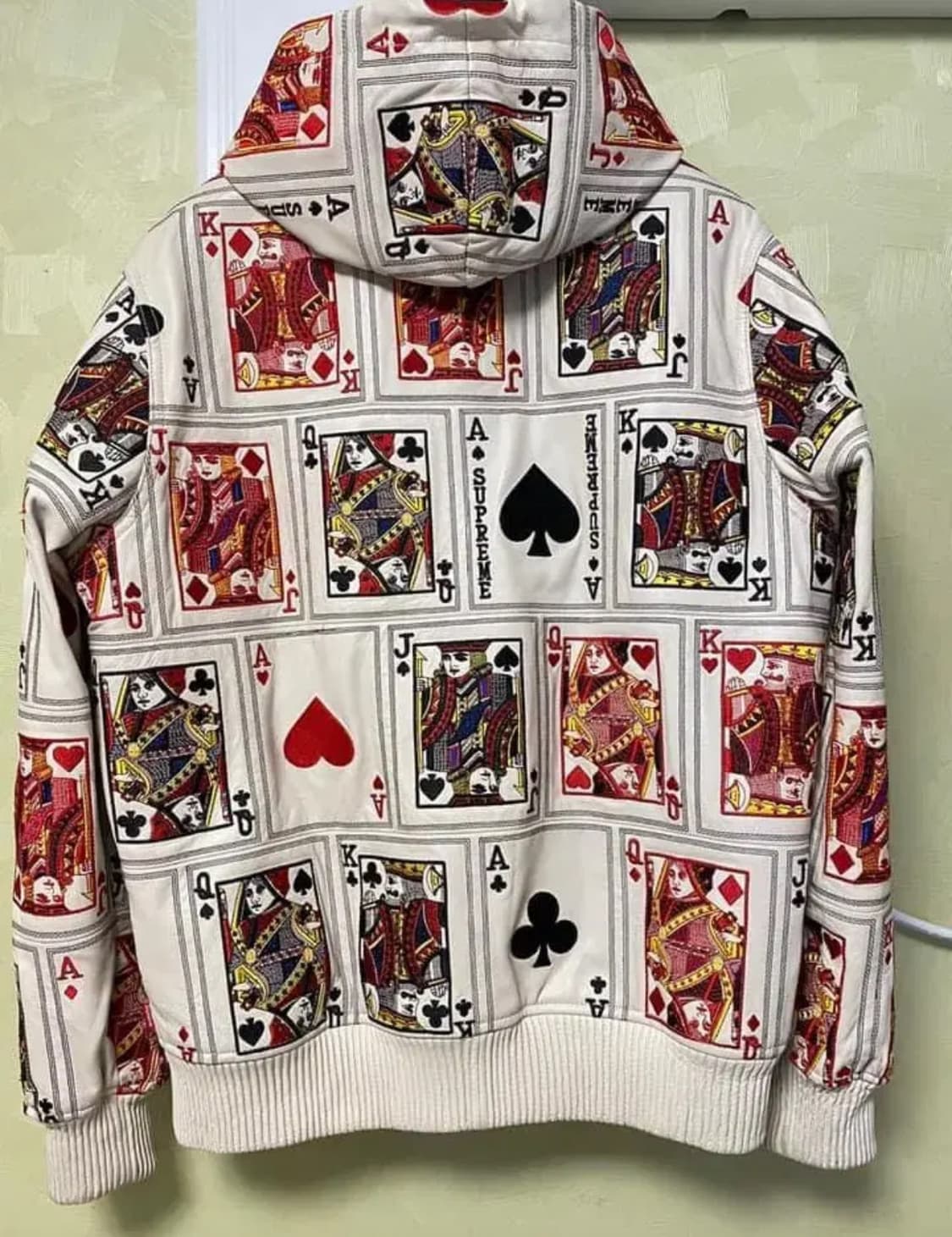 슈프림 양가죽 카드자켓 미디움 상품이미지2