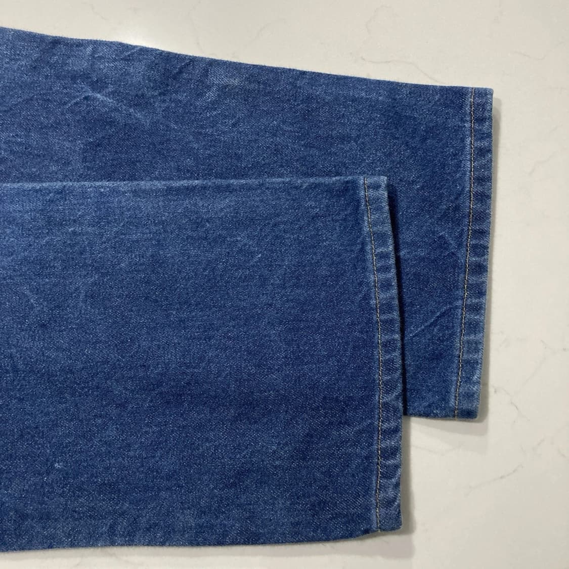 칼하트 리지드 데님 로거 팬츠 진청 던가리 핏 상품이미지5