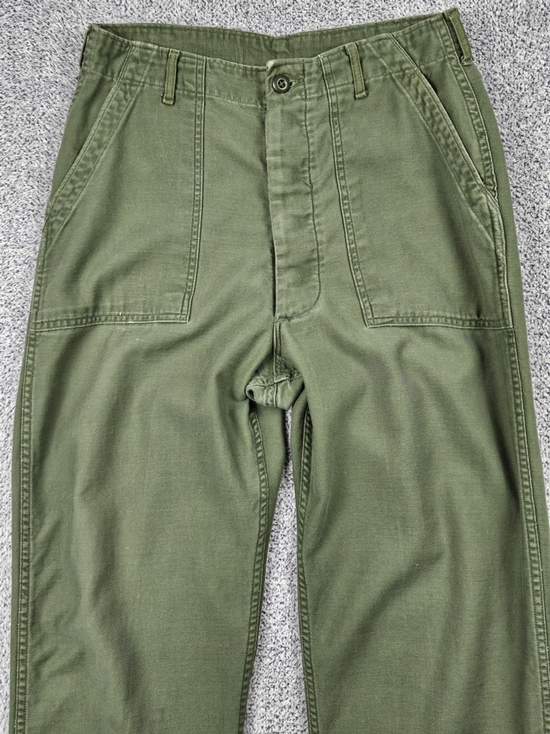 70's U.S ARMY 전기형 퍼티그 팬츠 (34X33) / 10335 상품이미지6