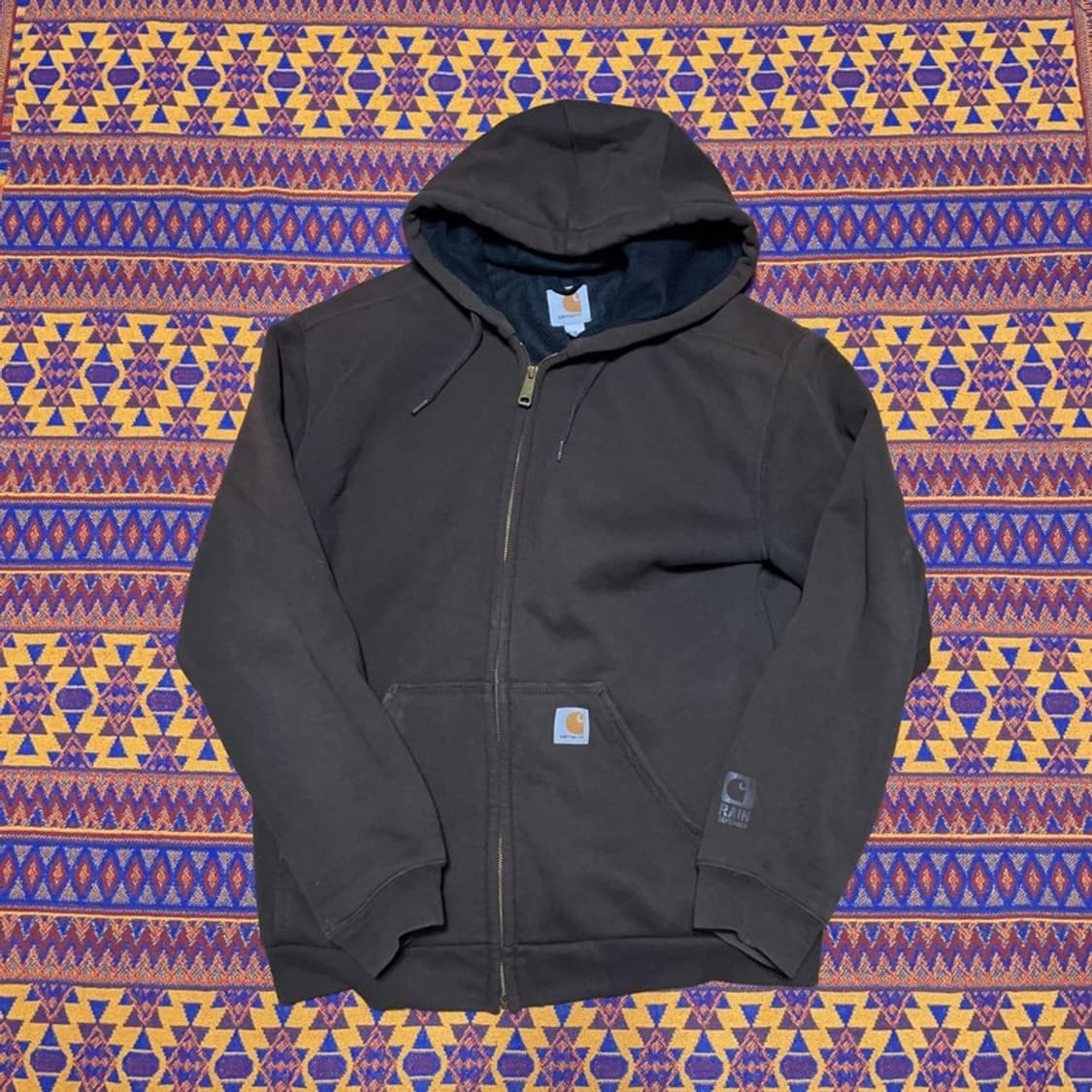 [100] 칼하트 레인디펜더 브라운 후드집업 상품이미지1